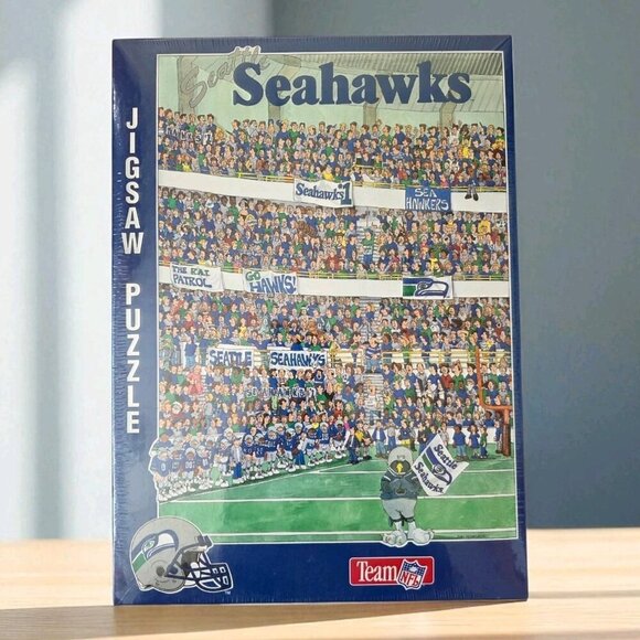 Seattle Seahawks Jigsaw Puzzle "Fandemonium" 21.25”x15" Official NFL‎ 513 Pieces - Picture 1 of 10
